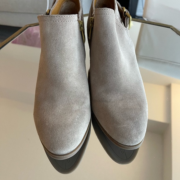 Heeled sued boots by Franco Sarto - Picture 3 of 5